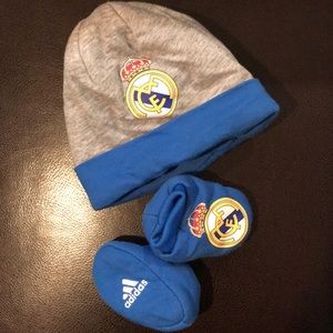 Adidas FC Real Madrid Baby Hat & Booty Set
